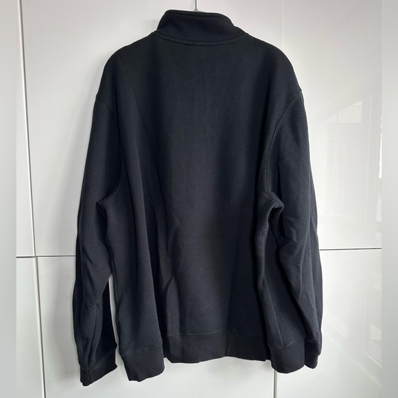 Virginia Tech 1/4 Zip Black Size XXL Sweatshirt Embroidered Logo Hokie VT - Picture 3 of 6